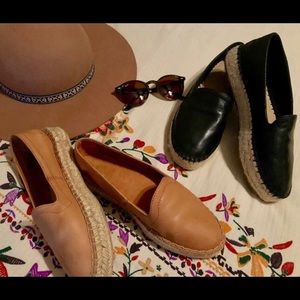 Bundle of two espadrille Platform flats